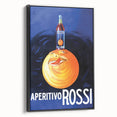 Vintage Aperitivo Rossi Poster – Fun Retro Orange Ad