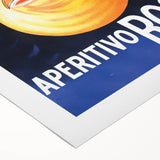 Vintage Aperitivo Rossi Poster – Fun Retro Orange Ad