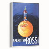 Vintage Aperitivo Rossi Poster – Fun Retro Orange Ad