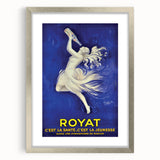 Vintage Royat Poster – Elegant Retro Advertisement with Health Message
