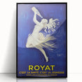Vintage Royat Poster – Elegant Retro Advertisement with Health Message