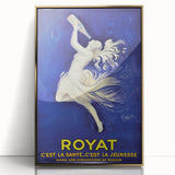 Vintage Royat Poster – Elegant Retro Advertisement with Health Message