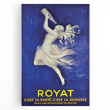 Vintage Royat Poster – Elegant Retro Advertisement with Health Message