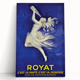 Vintage Royat Poster – Elegant Retro Advertisement with Health Message