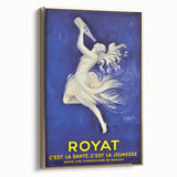 Vintage Royat Poster – Elegant Retro Advertisement with Health Message
