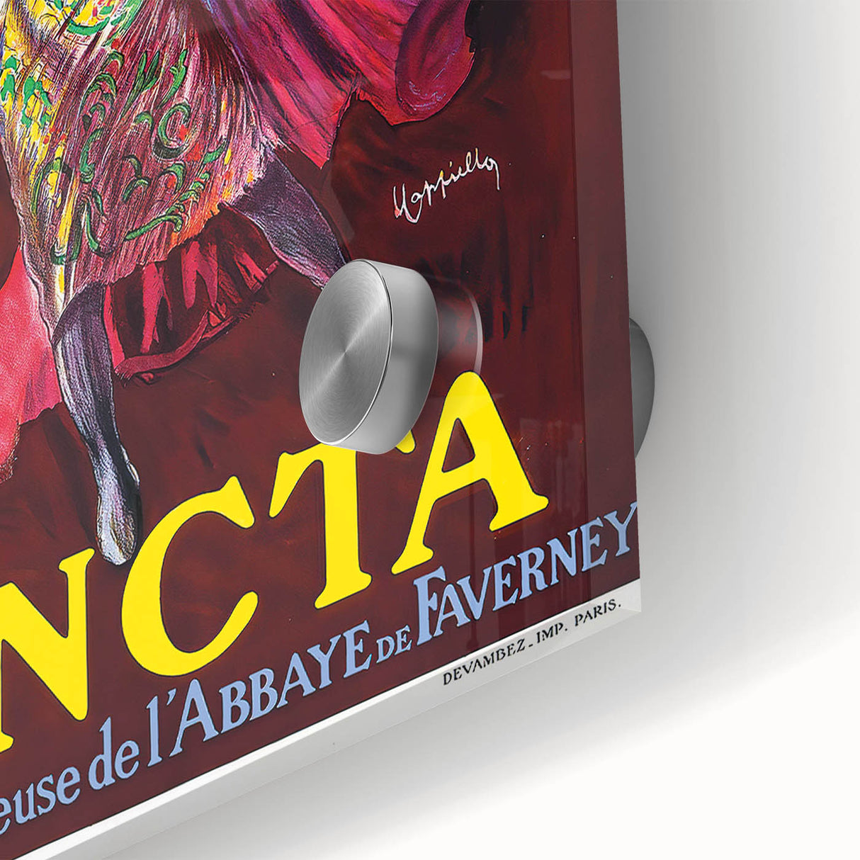 Vintage Sancta Poster – Classic Retro Wall Art for Timeless Elegance