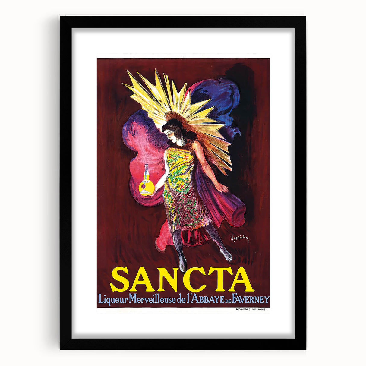 Vintage Sancta Poster – Classic Retro Wall Art for Timeless Elegance