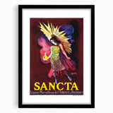 Vintage Sancta Poster – Classic Retro Wall Art for Timeless Elegance