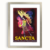 Vintage Sancta Poster – Classic Retro Wall Art for Timeless Elegance