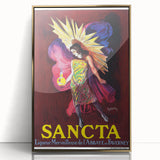 Vintage Sancta Poster – Classic Retro Wall Art for Timeless Elegance