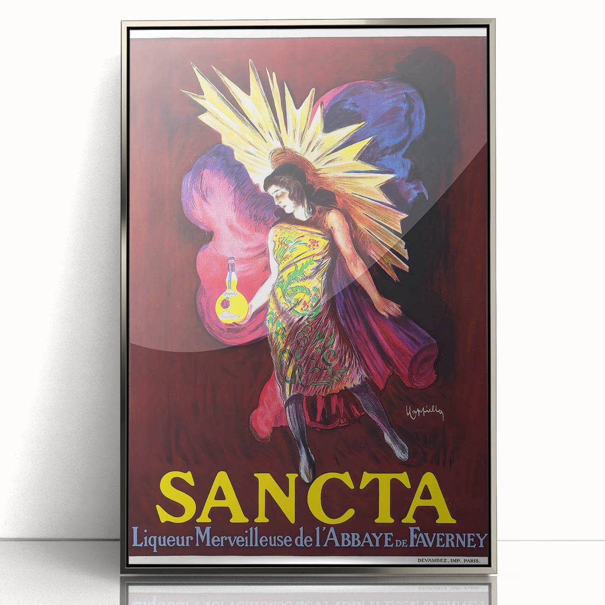 Vintage Sancta Poster – Classic Retro Wall Art for Timeless Elegance
