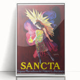 Vintage Sancta Poster – Classic Retro Wall Art for Timeless Elegance