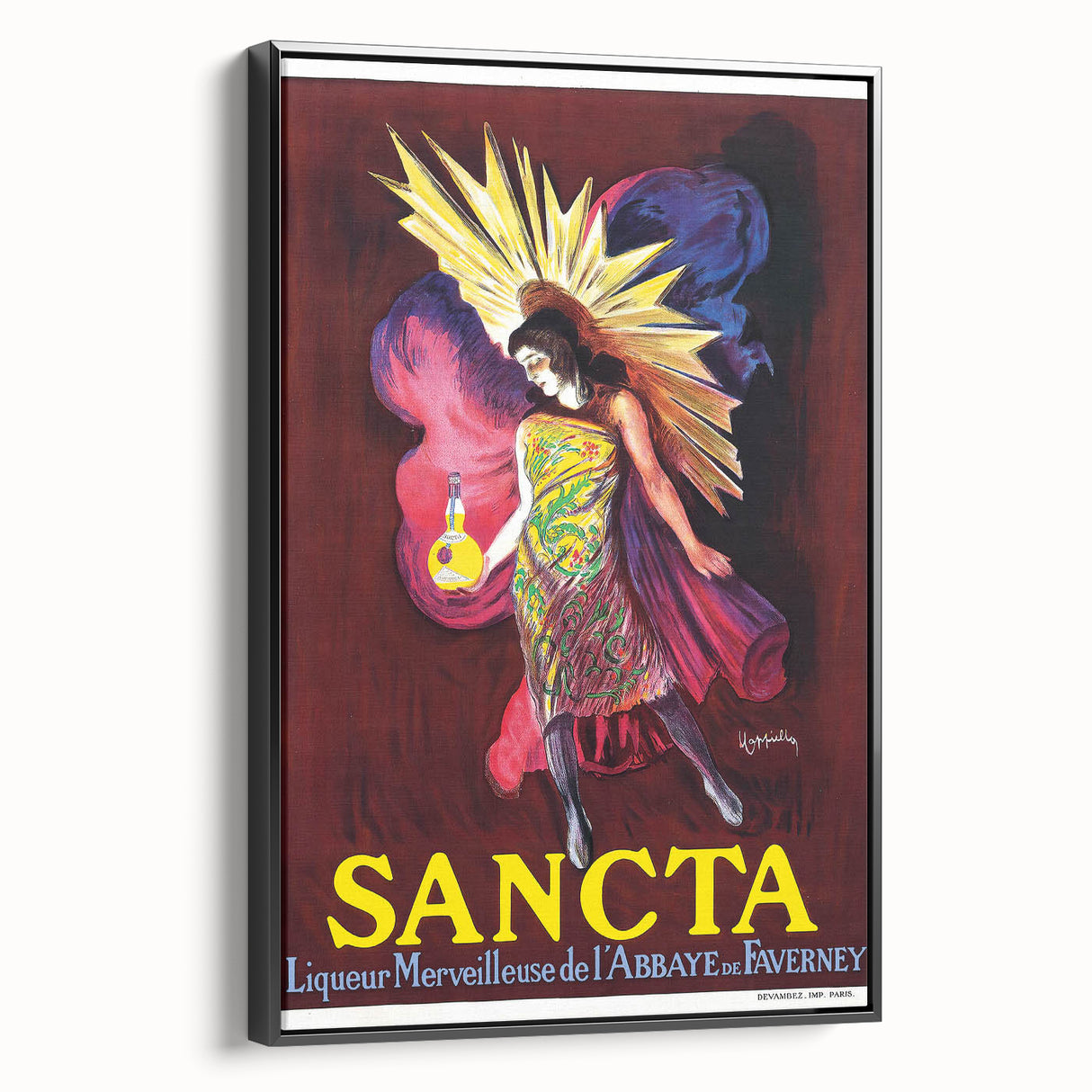 Vintage Sancta Poster – Classic Retro Wall Art for Timeless Elegance