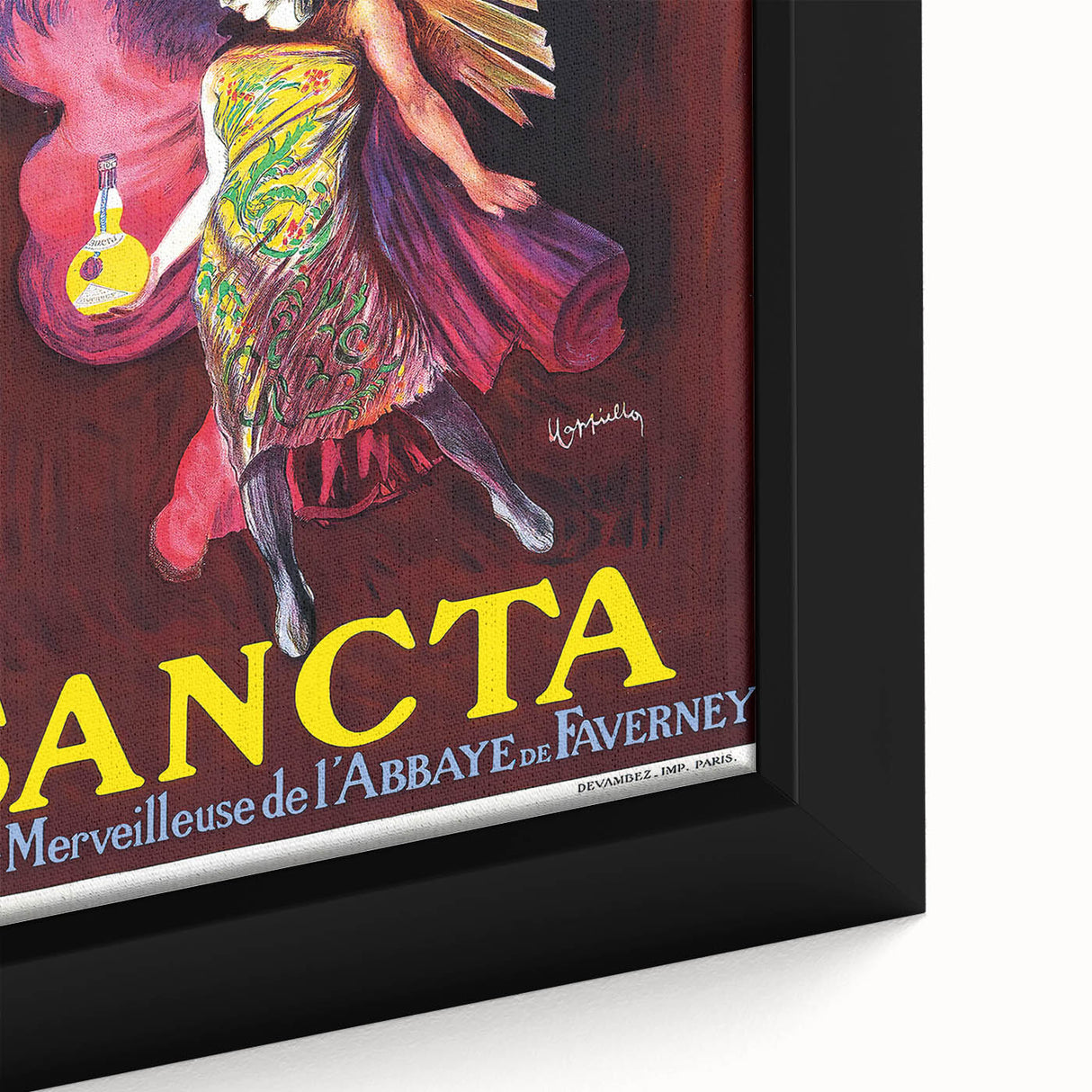 Vintage Sancta Poster – Classic Retro Wall Art for Timeless Elegance
