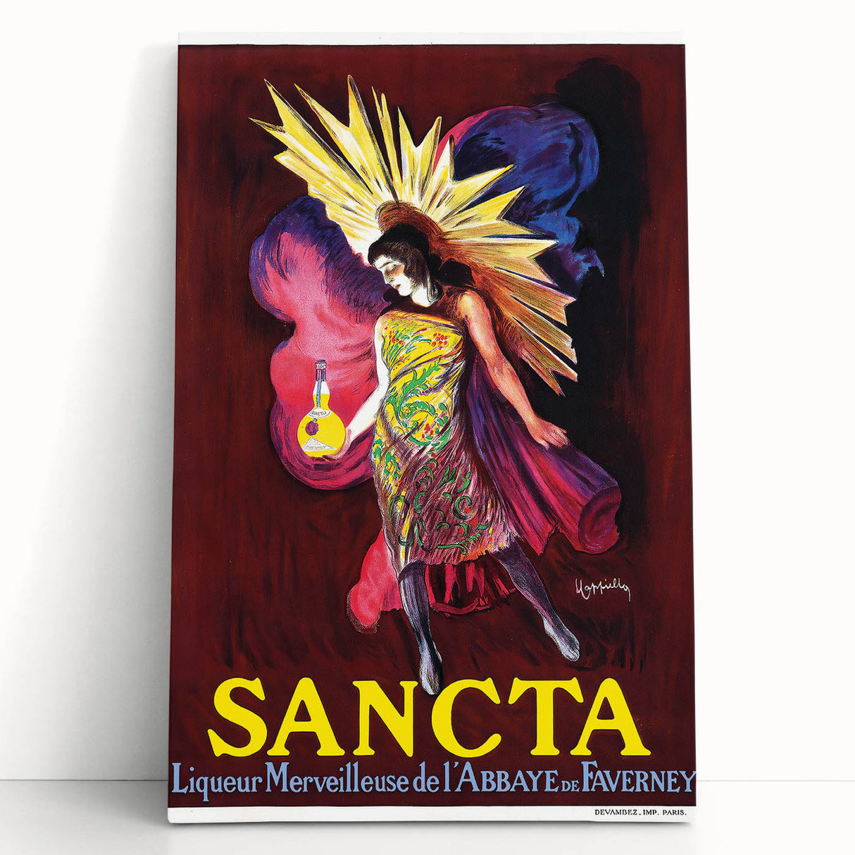 Vintage Sancta Poster – Classic Retro Wall Art for Timeless Elegance