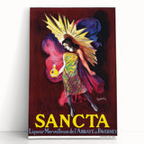 Vintage Sancta Poster – Classic Retro Wall Art for Timeless Elegance