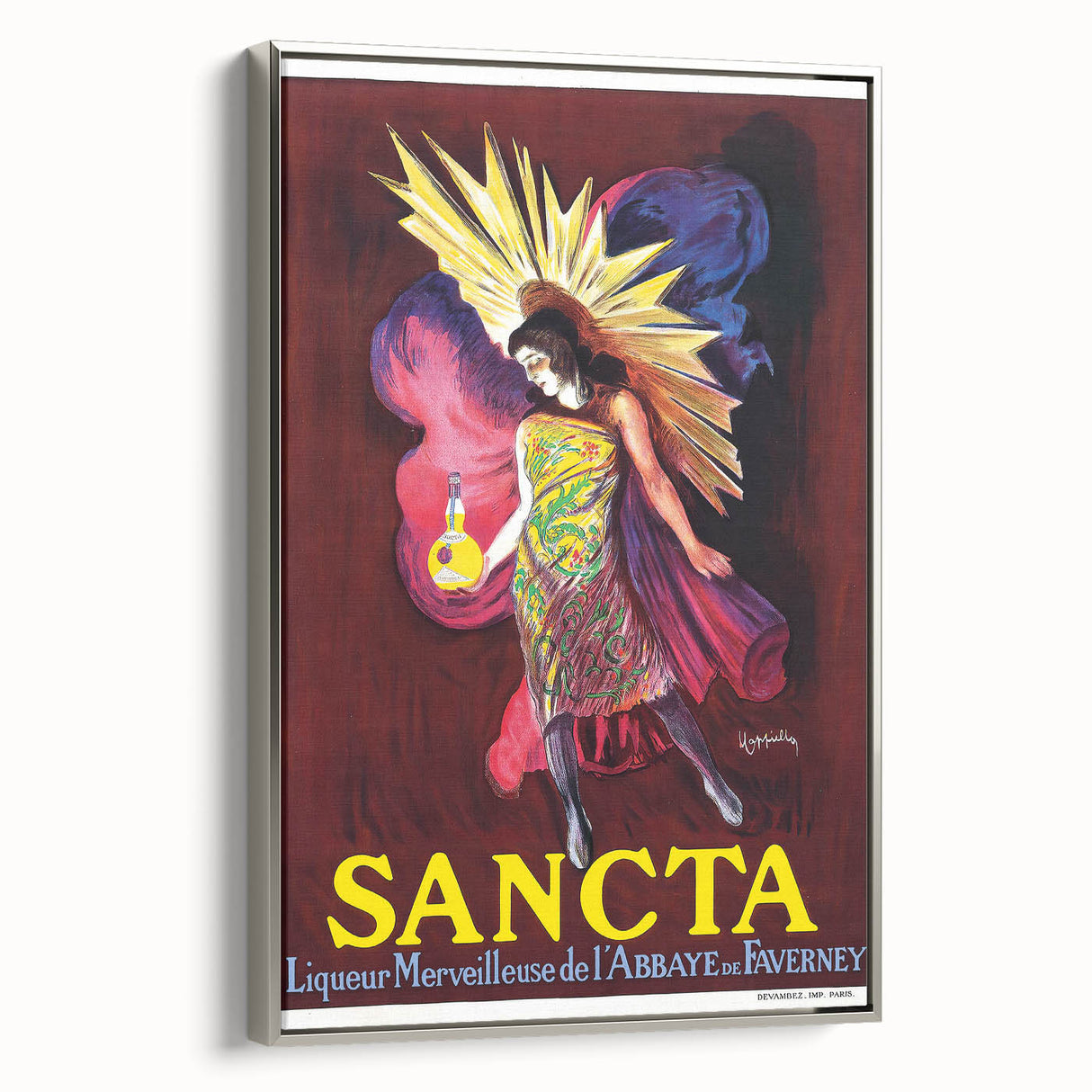 Vintage Sancta Poster – Classic Retro Wall Art for Timeless Elegance