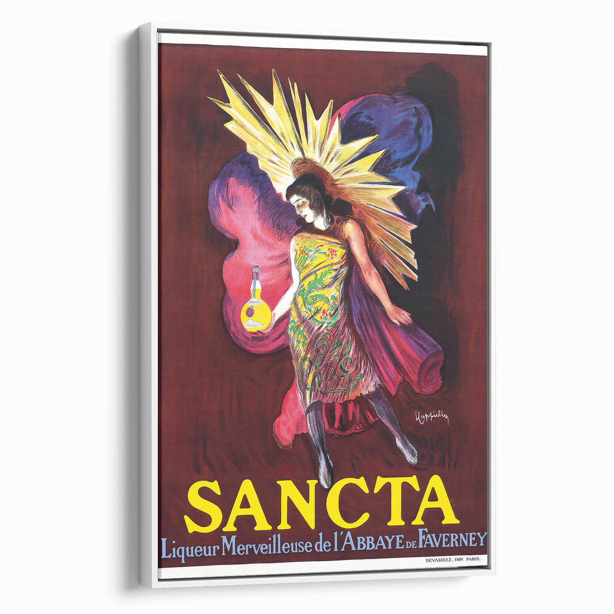 Vintage Sancta Poster – Classic Retro Wall Art for Timeless Elegance