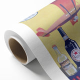 Vintage Sapporo Beer Poster – Retro Japanese Advertising Wall Art