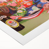 Vintage Asahi Beer Poster – Retro Japanese Advertising Wall Art