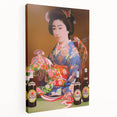 Vintage Asahi Beer Poster – Retro Japanese Advertising Wall Art