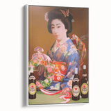 Vintage Asahi Beer Poster – Retro Japanese Advertising Wall Art