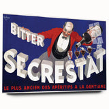 Vintage Secrestat Bitter Poster – Retro French Advertising Wall Art