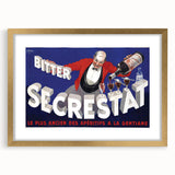 Vintage Secrestat Bitter Poster – Retro French Advertising Wall Art