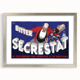 Vintage Secrestat Bitter Poster – Retro French Advertising Wall Art