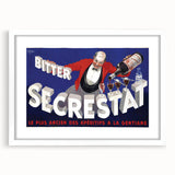 Vintage Secrestat Bitter Poster – Retro French Advertising Wall Art