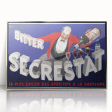 Vintage Secrestat Bitter Poster – Retro French Advertising Wall Art