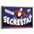 Vintage Secrestat Bitter Poster – Retro French Advertising Wall Art