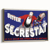 Vintage Secrestat Bitter Poster – Retro French Advertising Wall Art