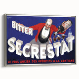 Vintage Secrestat Bitter Poster – Retro French Advertising Wall Art