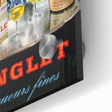 Vintage Senglet Liqueurs Poster – Retro French Advertising Art