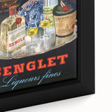 Vintage Senglet Liqueurs Poster – Retro French Advertising Art