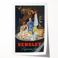 Vintage Senglet Liqueurs Poster – Retro French Advertising Art
