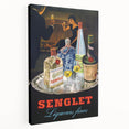 Vintage Senglet Liqueurs Poster – Retro French Advertising Art
