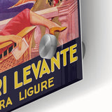 Vintage Sestri Levante Poster – Retro Italian Riviera Travel Art