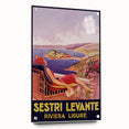 Vintage Sestri Levante Poster – Retro Italian Riviera Travel Art