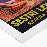 Vintage Sestri Levante Poster – Retro Italian Riviera Travel Art