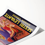 Vintage Sestri Levante Poster – Retro Italian Riviera Travel Art