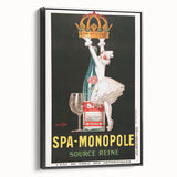 Vintage Advertising Poster - Spa Monopole Retro Wall Art Print