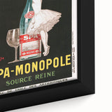 Vintage Advertising Poster - Spa Monopole Retro Wall Art Print