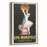 Vintage Advertising Poster - Spa Monopole Retro Wall Art Print