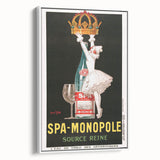 Vintage Advertising Poster - Spa Monopole Retro Wall Art Print