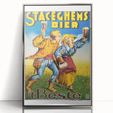 Vintage Advertising Poster - Staceghems Bier Retro Wall Art