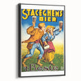 Vintage Advertising Poster - Staceghems Bier Retro Wall Art