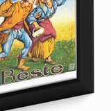 Vintage Advertising Poster - Staceghems Bier Retro Wall Art