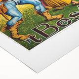 Vintage Advertising Poster - Staceghems Bier Retro Wall Art